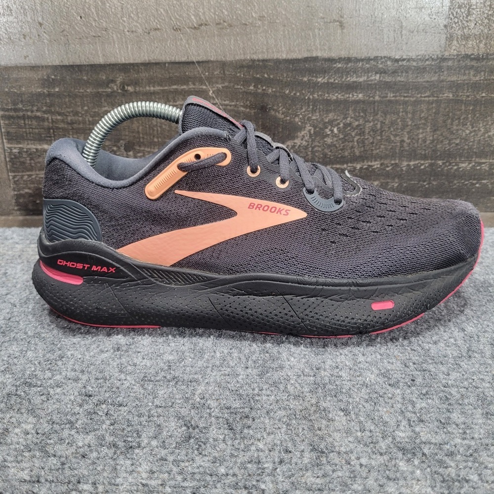 Brooks Ghost Max Womens 9.5 Shoes Running Walking Sneaker Black 1203951B049 Gym - Picture 7 of 16